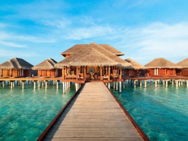 Sunset Over Water Villa