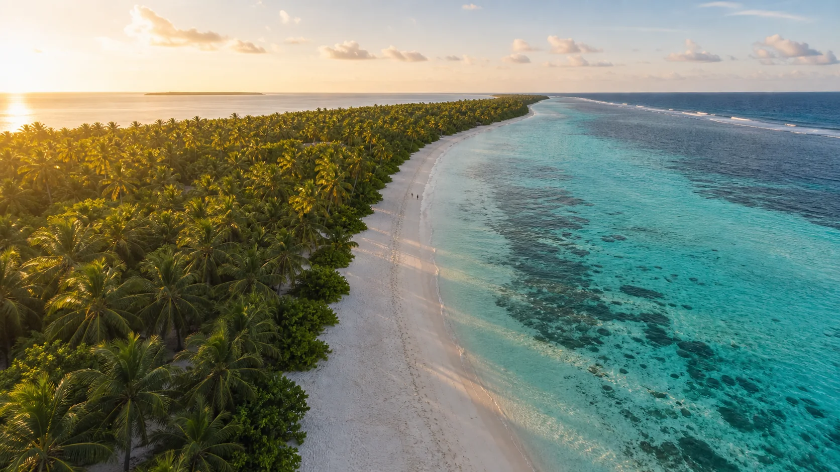 Dhigurah bikini beach and guesthouses, South Ari Atoll, Maldives
