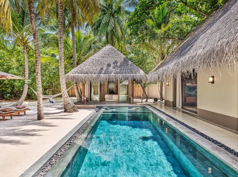 Family Beach Villa with two pools at JOALI Maldives, Raa Atoll