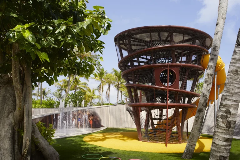 Outdoor play tower at Ritz Kids, The Ritz-Carlton Maldives, Fari Islands