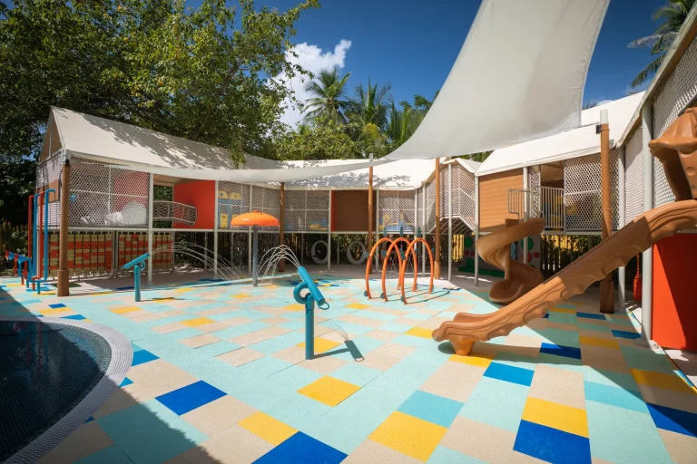Lha Velaa Kids Club and splash area at Velaa Private Island, Noonu Atoll